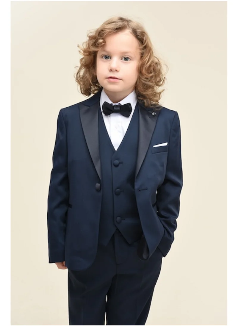 VIA BAMBINO Formal Boys Navi Suit 9082