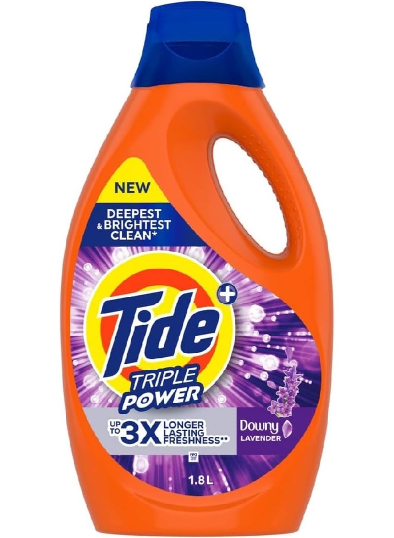 تايد منظف ​​تايد ثلاثي القوة تركيبة جديدة لأعمق وألمع نظافة مع انتعاش يدوم 3 مرات أطول - Image 1