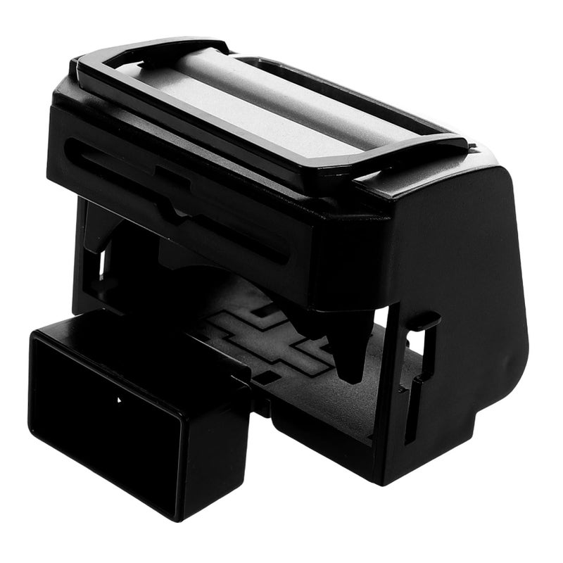 Silver Expandable Car Cup Holder Auto Vent Mount Sturdy Plastic Drink Organizer - Image 2