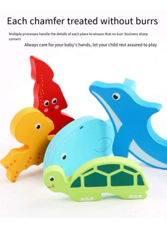 Generic - Children's 3D Jigsaw Puzzle Toy Puzzle Building Blocks Educational Jigsaw Puzzle Building Blocks Toys - Image 1