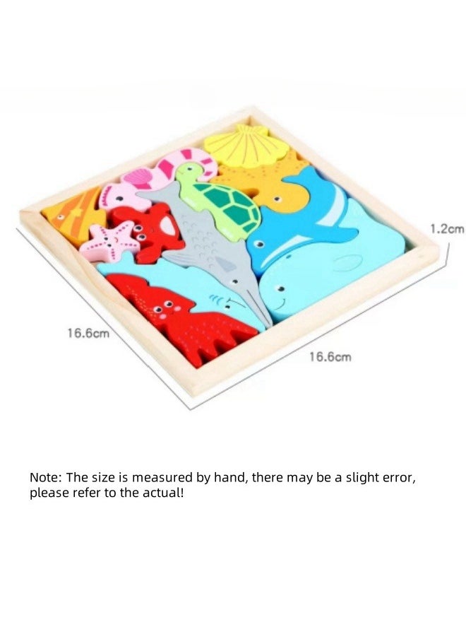 Generic - Children's 3D Jigsaw Puzzle Toy Puzzle Building Blocks Educational Jigsaw Puzzle Building Blocks Toys - Image 1