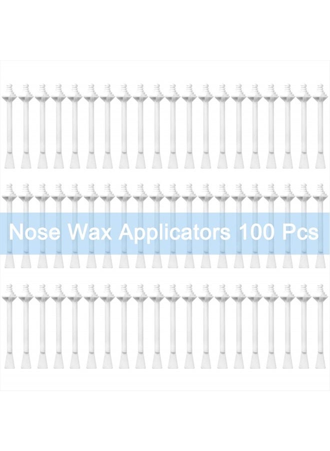 OAKEER Oakeer 100 Pcs Nose Wax Sticks Hair Removal Nose Wax Applicators for Nostril Nasal Cleaning Ear Hair Removal  - Image 5
