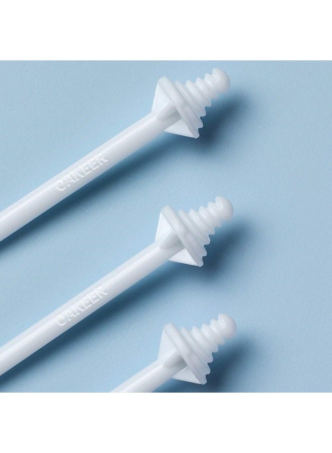 OAKEER Oakeer 100 Pcs Nose Wax Sticks Hair Removal Nose Wax Applicators for Nostril Nasal Cleaning Ear Hair Removal  - Image 2