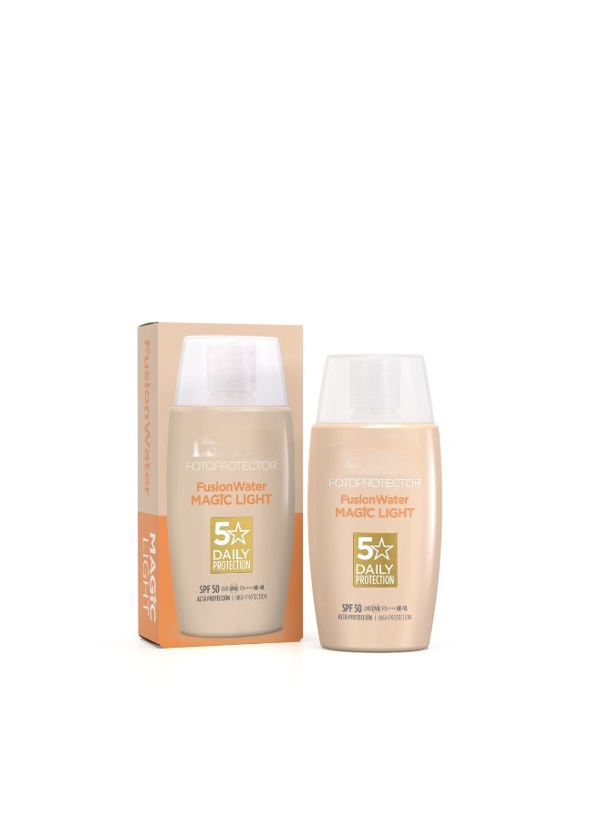 Daily SPF 50 Sunscreen for Face Ultra Light Hydrating Sun Protection with Invisible Finish Natural Glow Oil Free Formula for All Skin Types 50ml