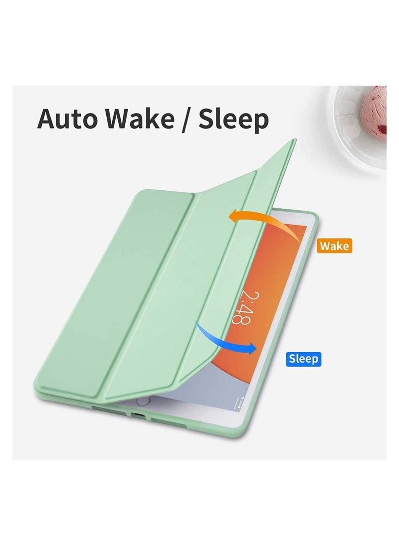 iPad 9th/8th/7th Generation case (2021/2020/2019) iPad 10.2-Inch Case with Pencil Holder [Sleep/Wake] Slim Soft TPU Back Smart Magnetic Stand Protective Cover Cases - Image 4