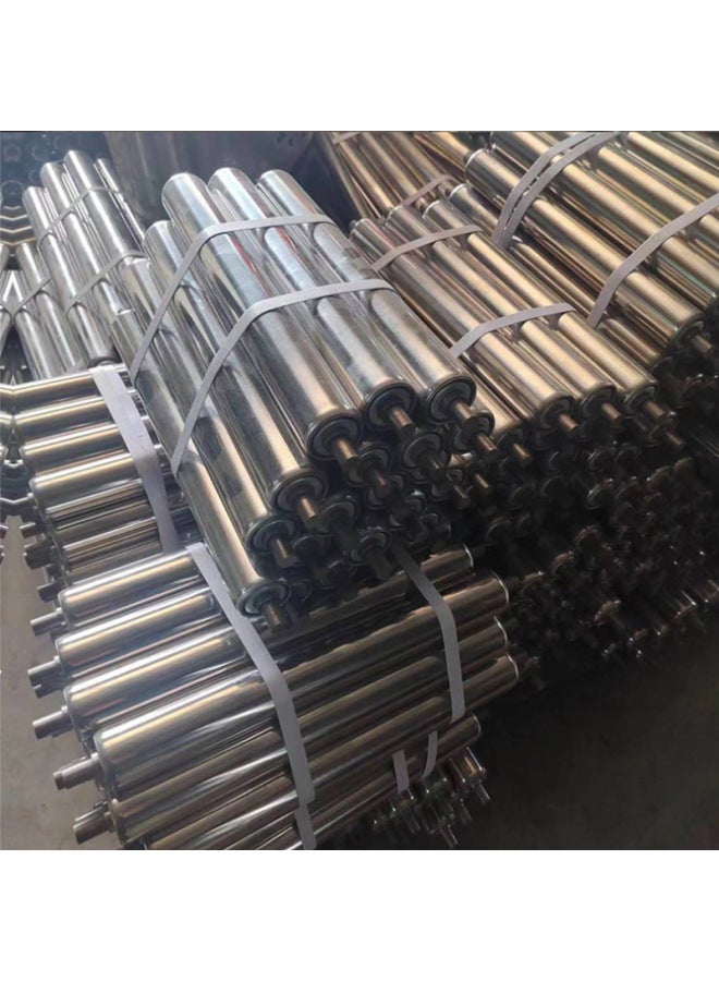 Conveyor Belt Idler Unpowered Roller Stainless Steel Sprocket Roller Galvanized Roller Unpowered Roller-Specifications:50*900*940  - Image 2