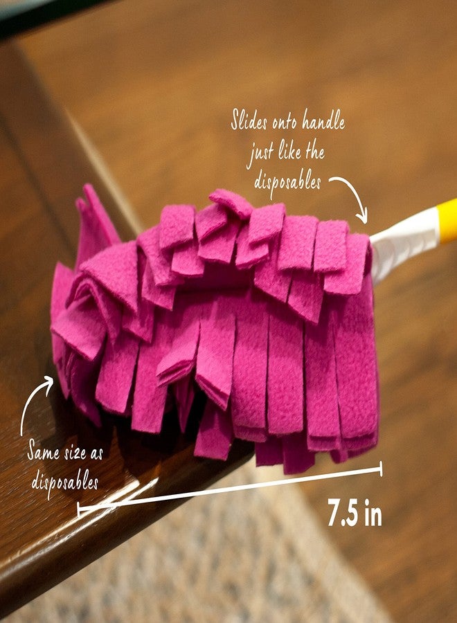 Xanitize Fleece Refills for Swiffer Hand Duster - Reusable, Dry Duster - 5-Pack Rainbow (Jewel) - Image 5