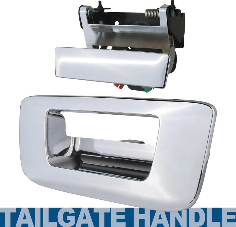 APPERFiT Chrome Tailgate Handle Latch with Bezel Cover - Image 3