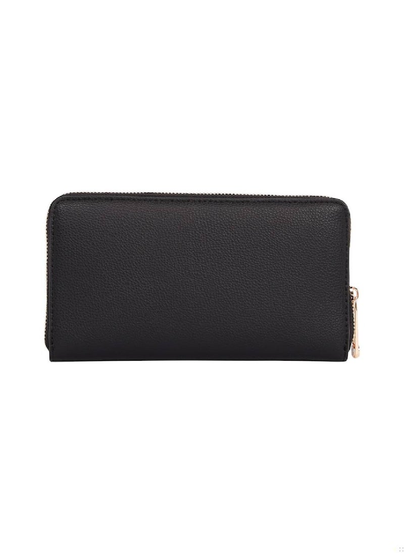 Women's Logotape Zip Around Wallet - Polyester Blend, Black - pzsku/Z2776FC6799D26AB7015DZ/45/_/1733913898/a3a27772-f48a-4d1b-8714-7dbf1f496012