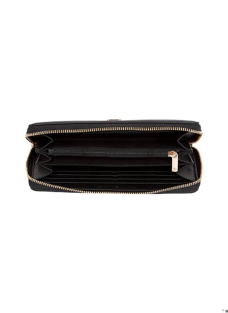 Women's Logotape Zip Around Wallet - Polyester Blend, Black - pzsku/Z2776FC6799D26AB7015DZ/45/_/1733913911/5af35240-921a-4dbb-b0cd-a8584673f57b