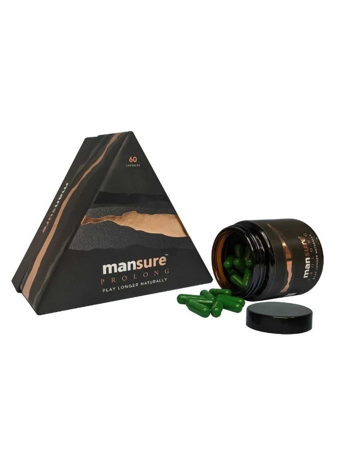 Nature Sure ManSure PROLONG for Men's Health – 4 Packs (60 Capsules Each) - Image 2