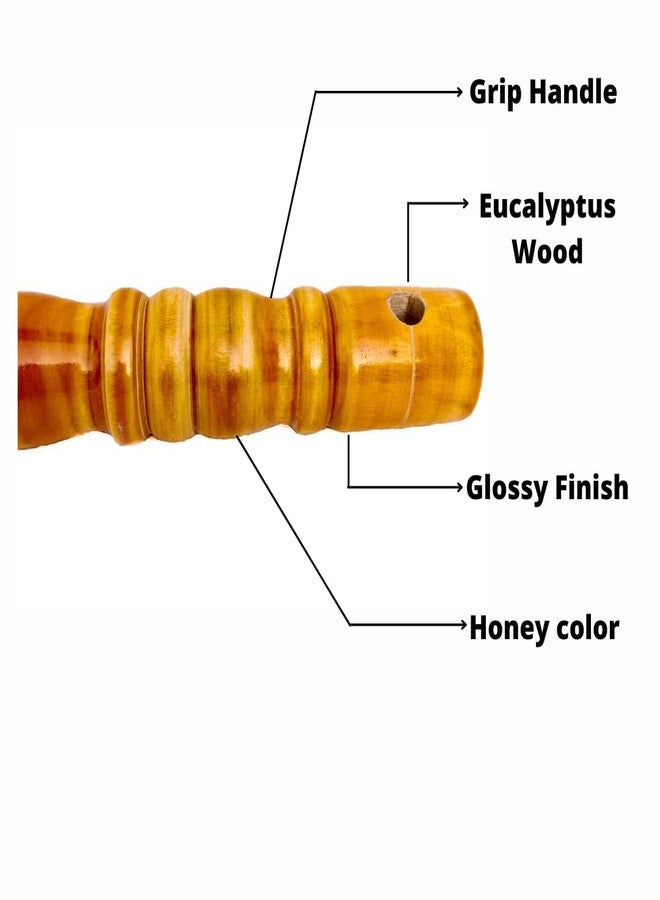 Pyengora® Thottil for New Born Baby | Cradle Swing Stick with Rope, Honey Color, Traditional Wooden Jhula - Image 2