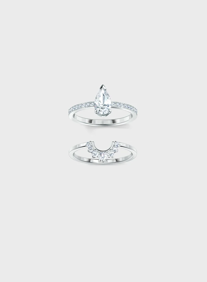 SWAROVSKI Attract Pear Crystal Ring