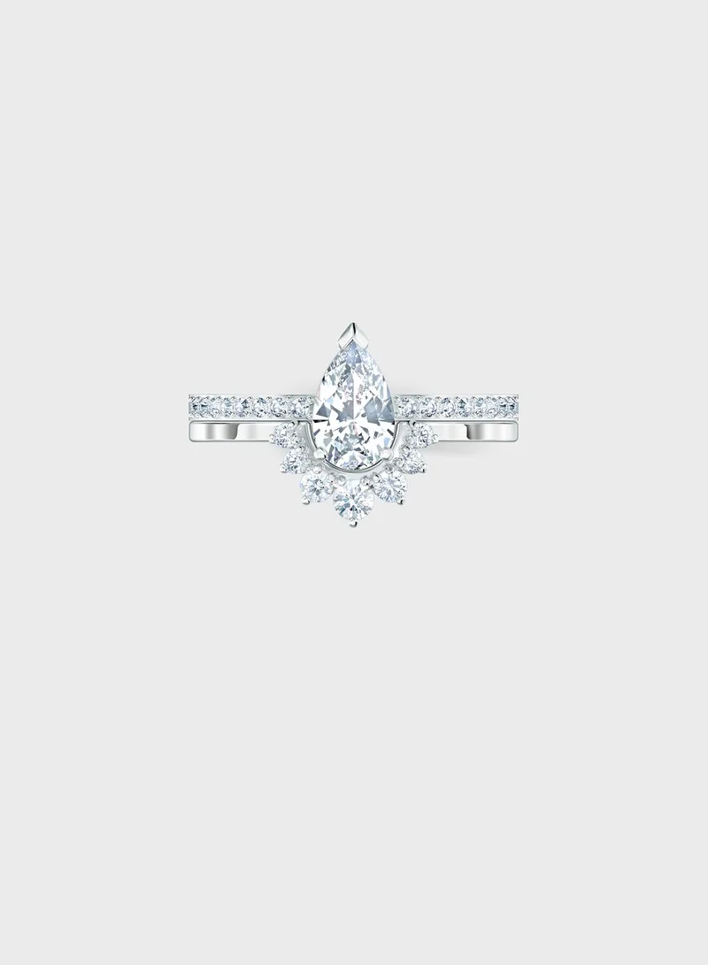 SWAROVSKI Attract Pear Crystal Ring