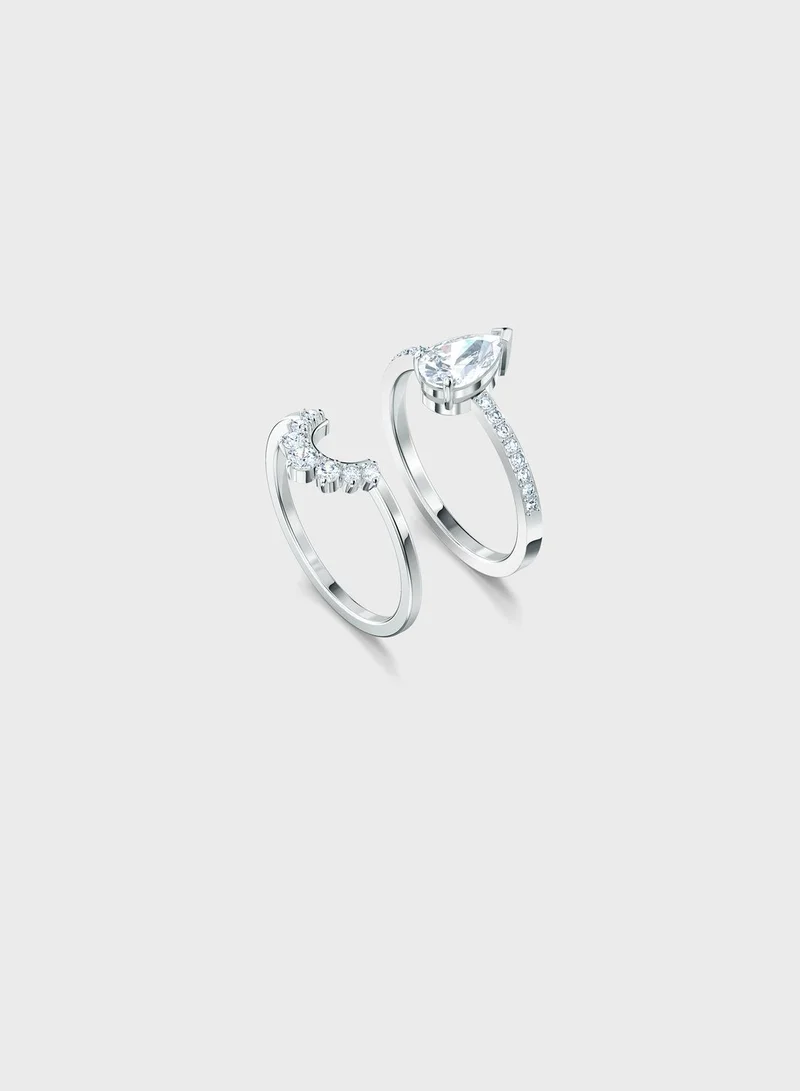 SWAROVSKI Attract Pear Crystal Ring