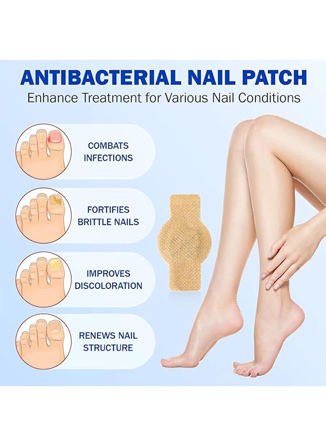 Elaimei Fungal Nail Repair Patches，Overnight Nail Repair Treatment for Nail Discoloration & Cracked Nails, Restore Healthy Nail Appearance，Overnight Nail Repair Patch-21  Patches - Image 5