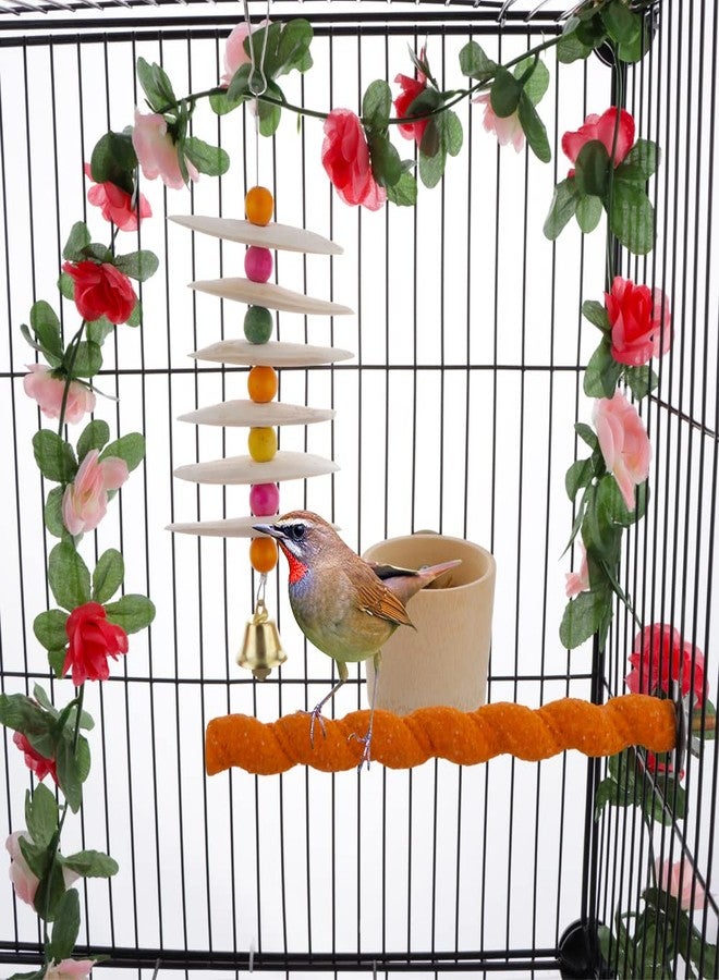 DQITJ Bird Cuttlebone Chew Toy, Natural Bird Calcium Cuddle Bone for Parrot Cockatiel Budgie Conure Sharp Beaks (6 Pcs in a Bunch) - Image 3