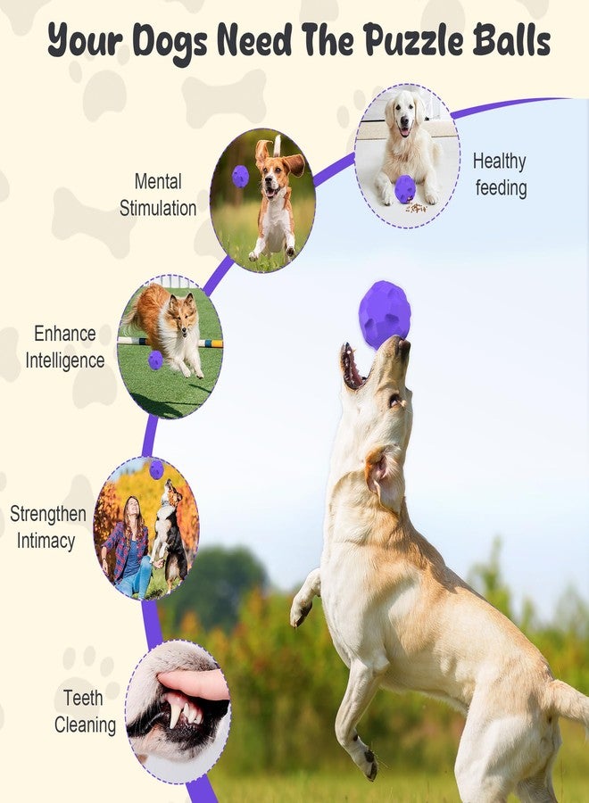 TROUSKAIG Durable Dog Balls, Dog Puzzle Toy for Boredom, Dogs Enrichment Toy, Interactive Treat Dispensing Balls for Large Dogs to Keep Them Busy - Image 5
