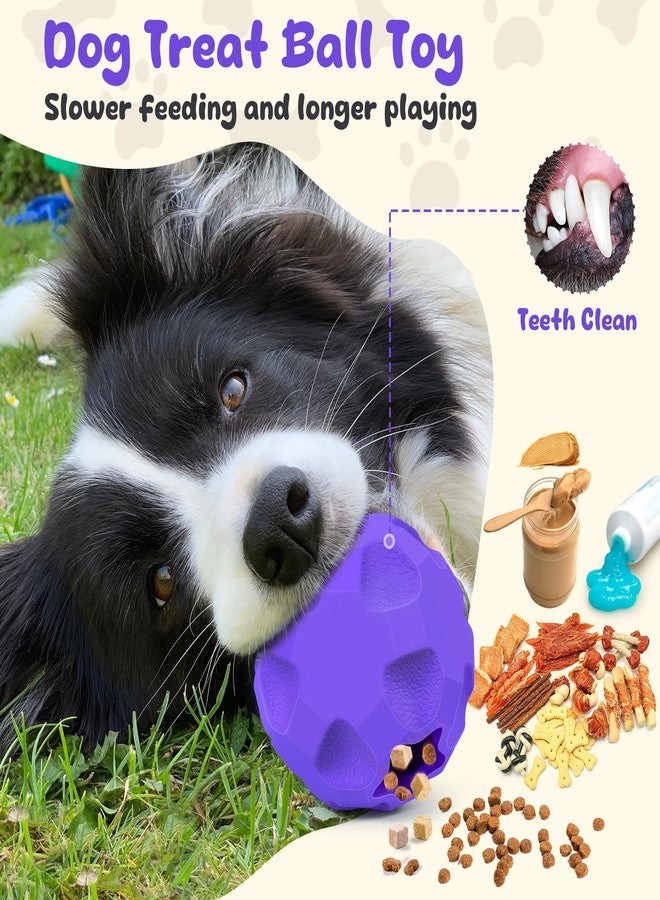 TROUSKAIG Durable Dog Balls, Dog Puzzle Toy for Boredom, Dogs Enrichment Toy, Interactive Treat Dispensing Balls for Large Dogs to Keep Them Busy - Image 4