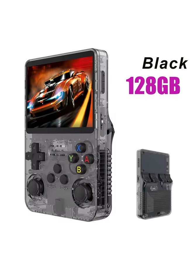 R36S Retro Handheld Video Game Console Linux System 3.5 Inch IPS Screen R35s Pro Portable Pocket Video Player 128GB Games