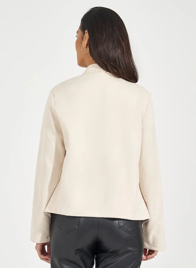 Styli Regular Fit Short Length Biker Jacket