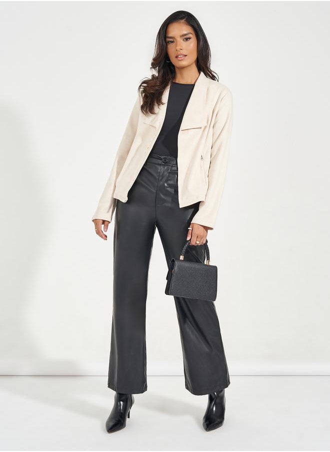 Styli - Regular Fit Short Length Biker Jacket - Image 1