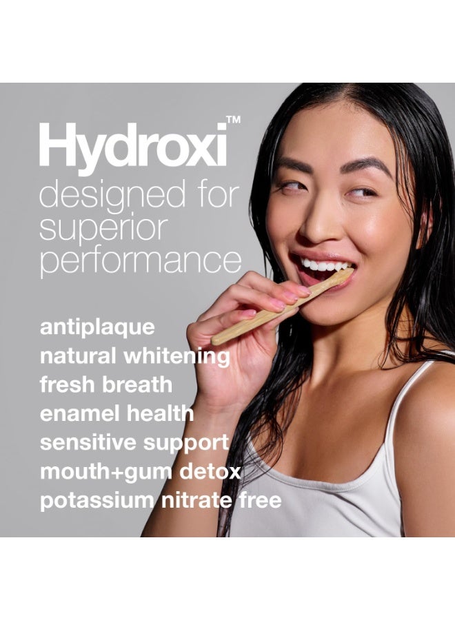 Davids Hydroxi Fluoride Free Nano Hydroxyapatite Toothpaste for Remineralizing Enamel & Sensitive Relief, Whitening, Antiplaque, SLS Free, Natural Peppermint, 4 oz, Made in USA - Image 4