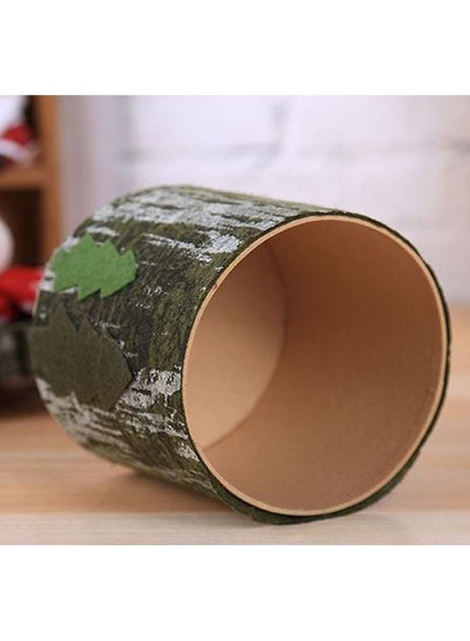 علبة هدايا مزينة بتصميم سنجاب أحمر/ بني/ أخضر - Image 3