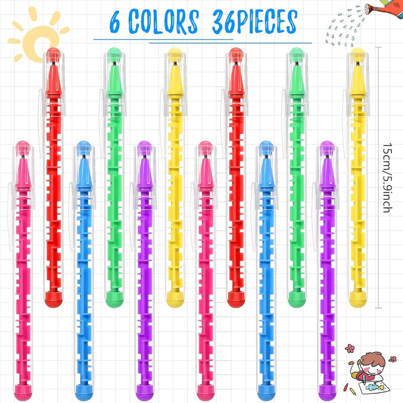 Epakh Epakh 36 Pcs Maze Puzzle Shape Ballpoint Pen with Built in Ball Novelty Creative Pens Blue Ink Fidget Maze Toy Stress Relief Puzzle toys for Adult Kids Office School Party Favor Bright Colors - Image 3