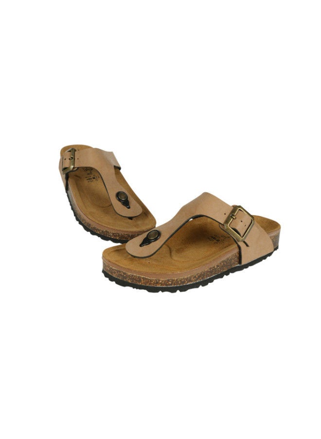 BiOCHIC Biochic Ladies Slim Thong Sandals 012-446 31830Q-Cognac  - Image 2