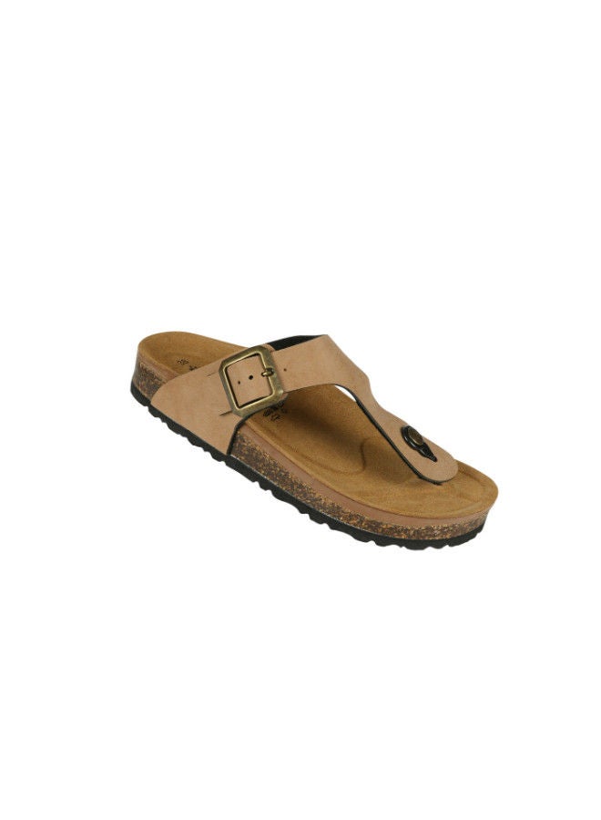 BiOCHIC Biochic Ladies Slim Thong Sandals 012-446 31830Q-Cognac  - Image 1
