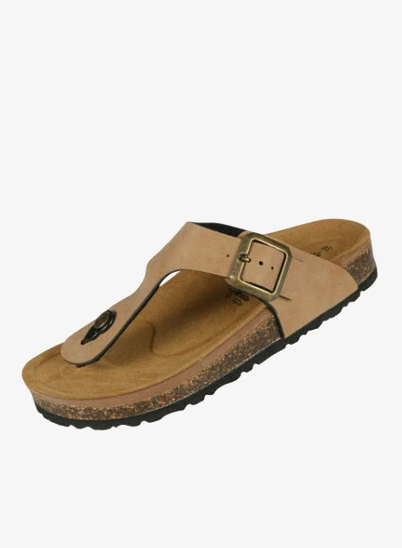 Biochic Cognac Biochic Ladies Slim Thong Sandals 012-446 31830Q-Cognac for Women | Best Price UAE