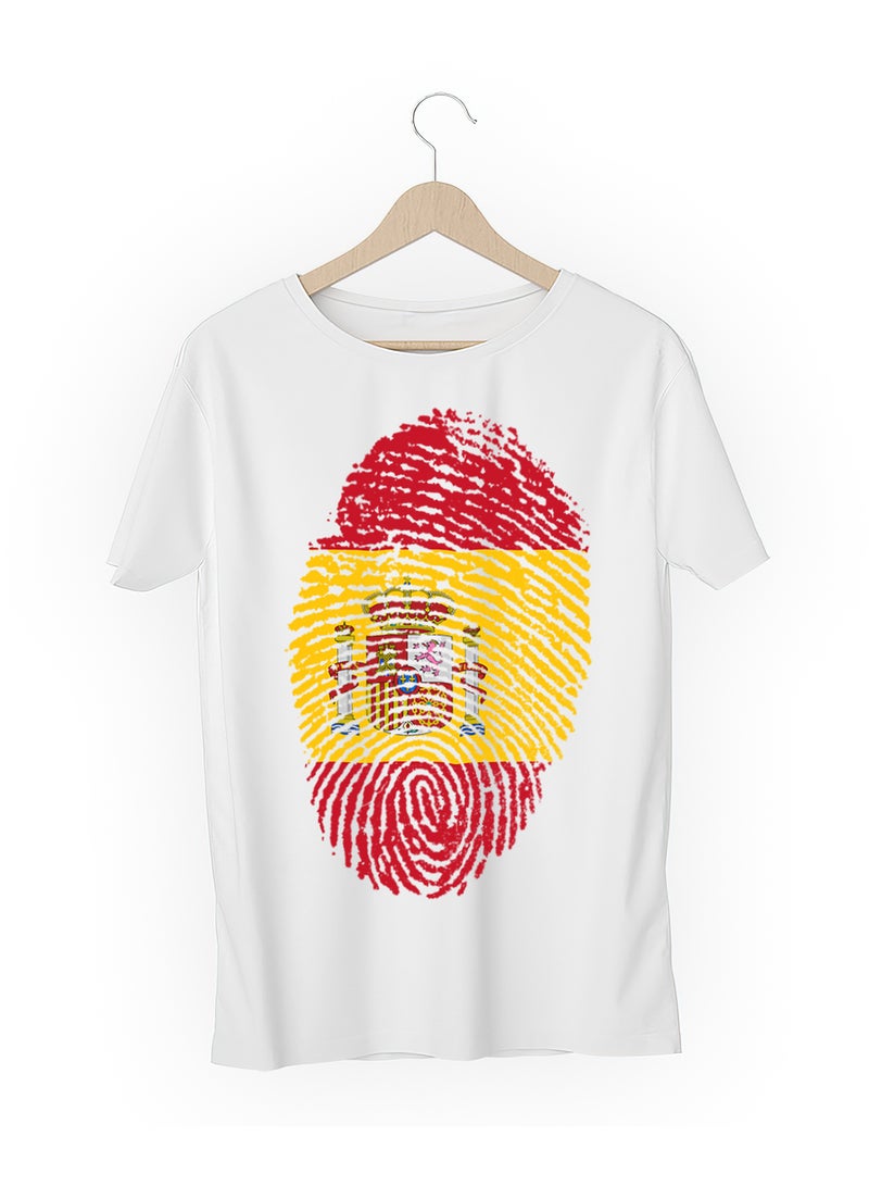 Fashion World Cotton T-shirt Printed with High-quality Spain - Image 3