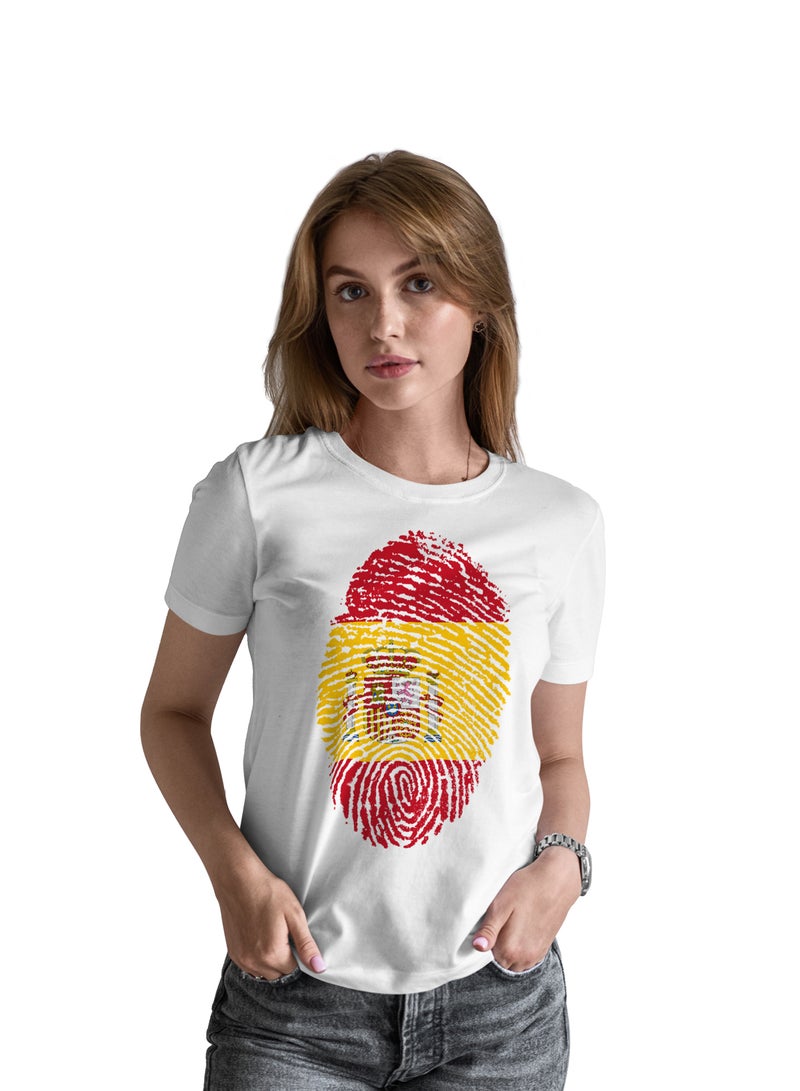 Fashion World Cotton T-shirt Printed with High-quality Spain - Image 1
