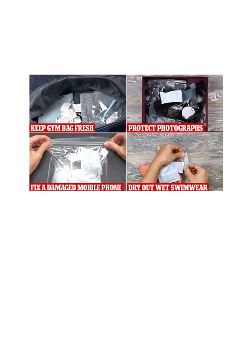 هلام السيليكا الأزرق النقي القابل لإعادة الاستخدام بدرجة عالية من الرطوبة ، عبوة تجفيف غير سامة ومزيل الرطوبة والرطوبة للغرفة والمطبخ وأكياس تخزين الملابس ومسدس إلكتروني للكاميرا - Image 3