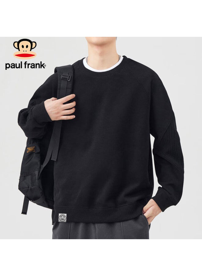 Paul Frank Paul Frank Men's Spring Loose Casual Long Sleeve Sweatshirt Jacket Black L - Image 4