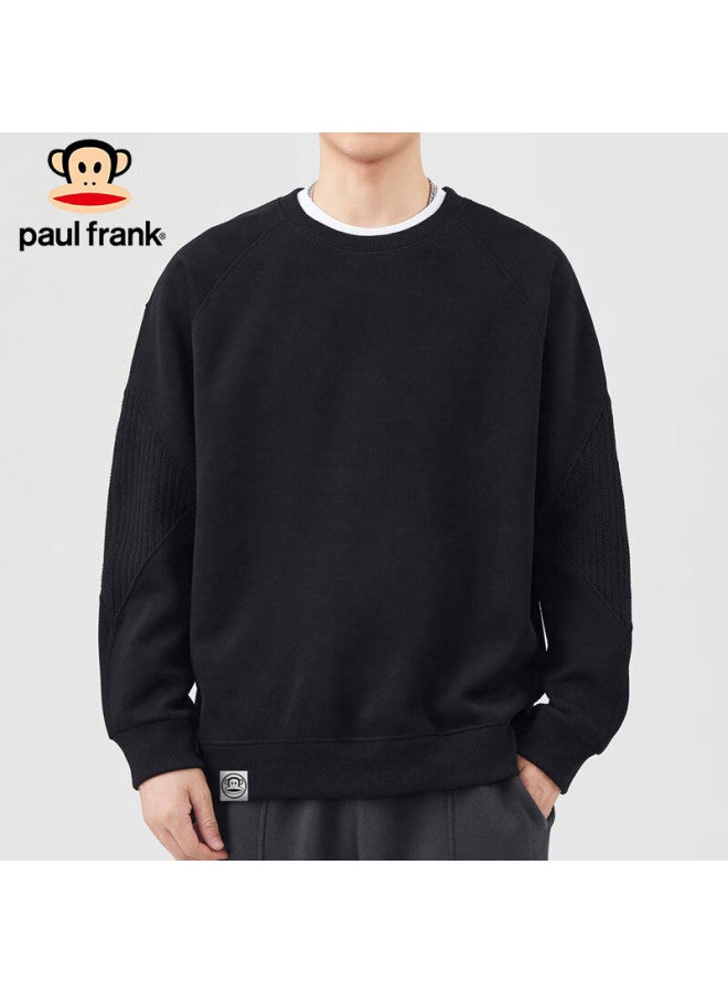 Paul Frank Paul Frank Men's Spring Loose Casual Long Sleeve Sweatshirt Jacket Black L - Image 2
