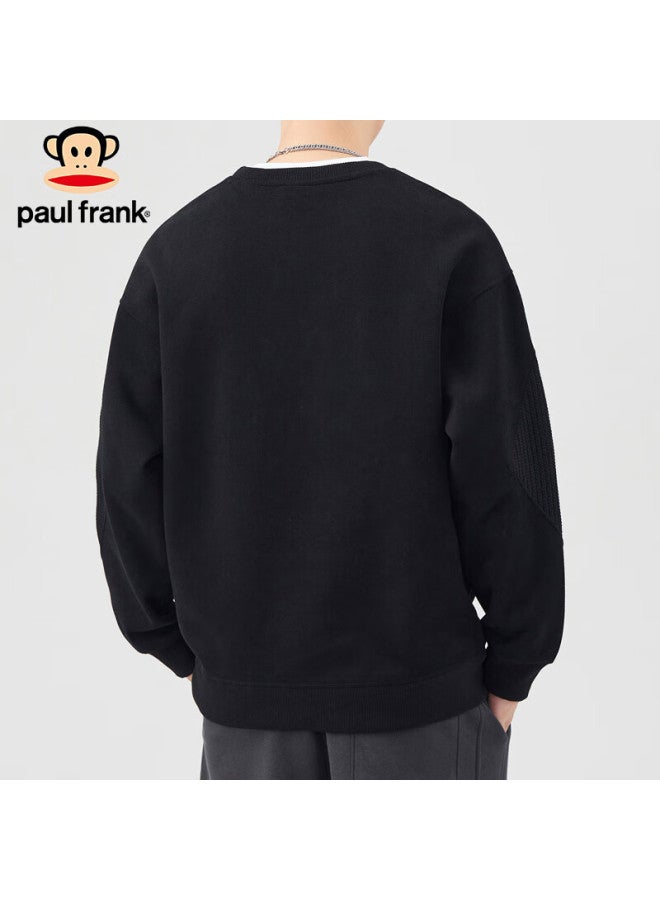 Paul Frank Paul Frank Men's Spring Loose Casual Long Sleeve Sweatshirt Jacket Black L - Image 5