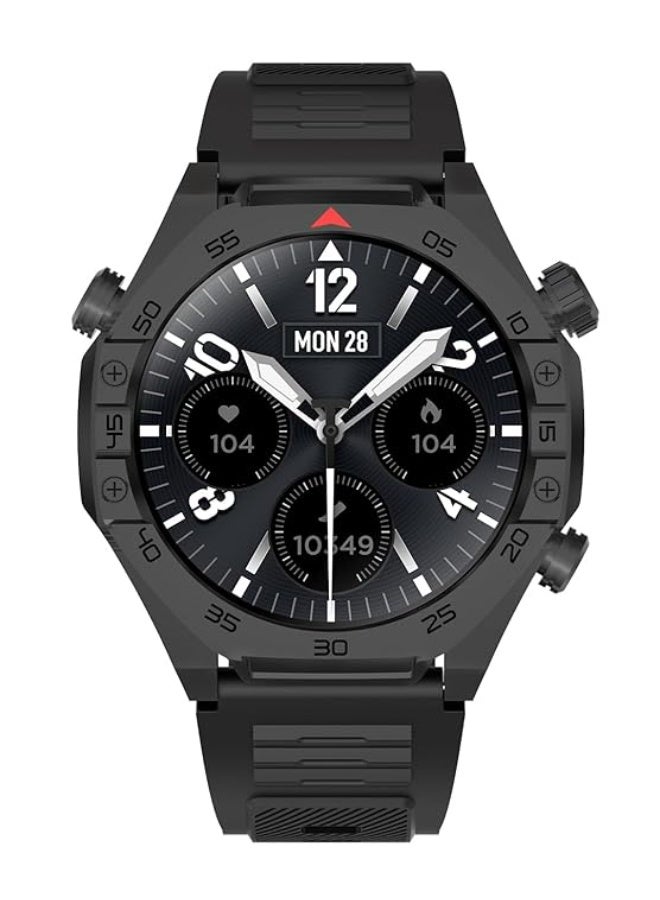 تيميكس ساعة TIMEX Smart NexGen الذكية بشاشة AMOLED مقاس 1.43 بوصة (3.6 سم)، مع تاج وظيفي وإمكانية إجراء مكالمات عبر البلوتوث - للجنسين - TWTXW702T - Image 1