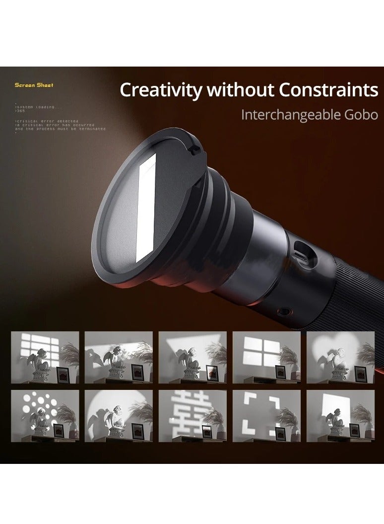 SIDANDE Videography Flashlight Zoomable Photography Fill Light Ambience Light with 1/4'' Thread for Camera Stand Cage - Image 2