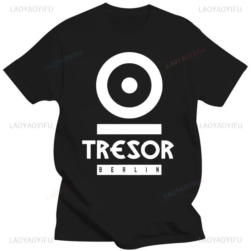 T Shirt - Techno Detroit Edm Berlin House Music Style Round Neck - Image 2