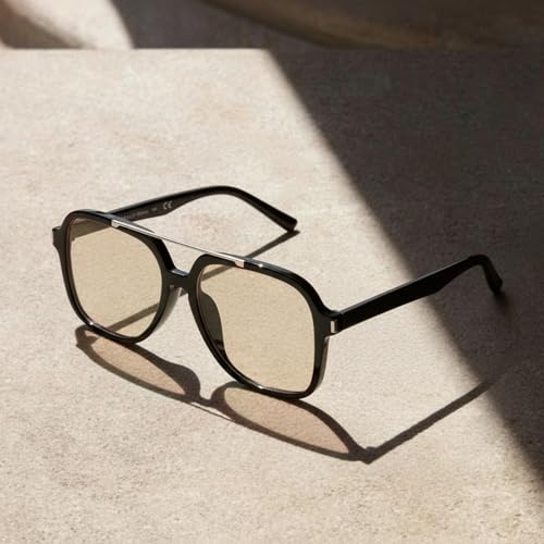 SODQW Trendy Aviator Sunglasses for Women Men UV400 Designer 70s Shades for Driving Traveling Trendy 2026 Sunglasses - Image 5