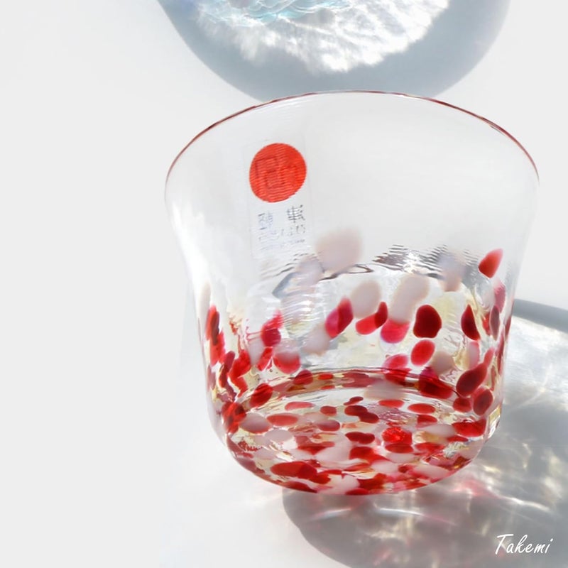 TAKEMI Handcrafted Japanese Sake Set – Elegant Gift for Any Occasion (Spring & Summer Dew Pair Set, Sake Glass (2.5 oz - 75ml)) - Image 4