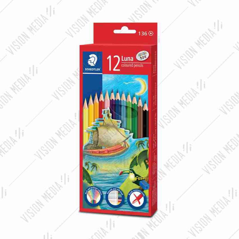 STAEDTLER LUNA COLOUR PENCIL 12 PCS (136-C12)