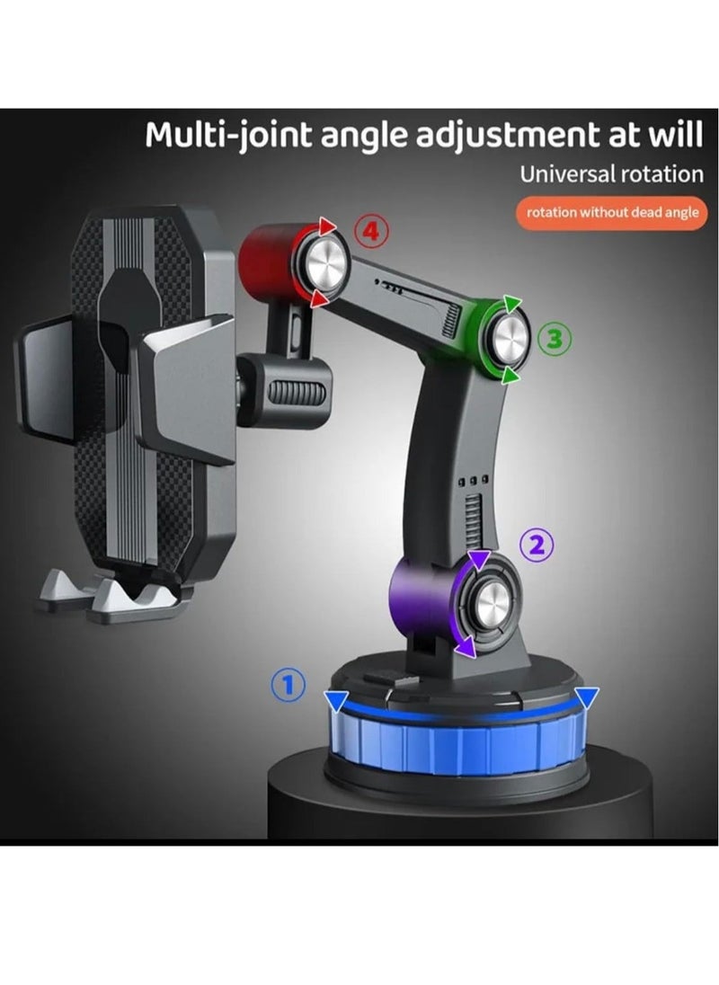 JAJEEK "Universal Car Phone Holder - Dashboard & Windshield Suction Cup Stand for Smartphones & GPS (1-Pack)" - Image 2