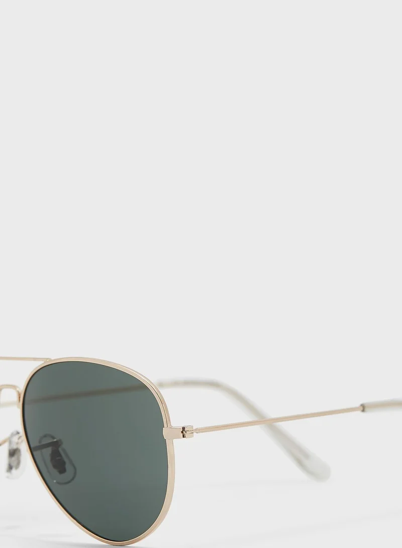JACK & JONES Maverick Retro Aviator Sunglasses