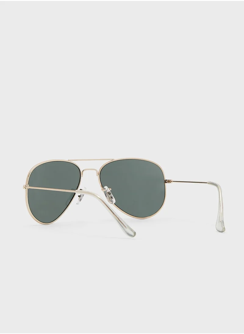 JACK & JONES Maverick Retro Aviator Sunglasses