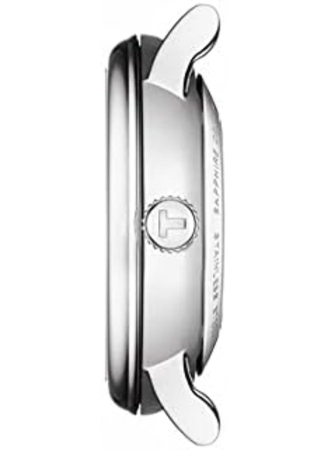 TISSOT Womens Carson Premium Automatic Lady 316L Stainless Steel case Automatic Watches, Grey, Stainless Steel, 15 (T1222071103300)  - Image 2