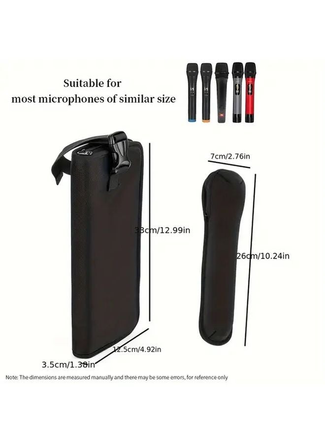 Universal Storage Bag Holds 2 Wireless Microphones For JBL BOSE Speakers - Image 2