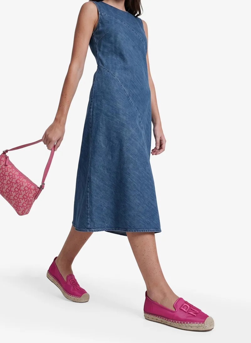DKNY HOT PINK Miretta Flat Espadrille for Women | Best Price UAE